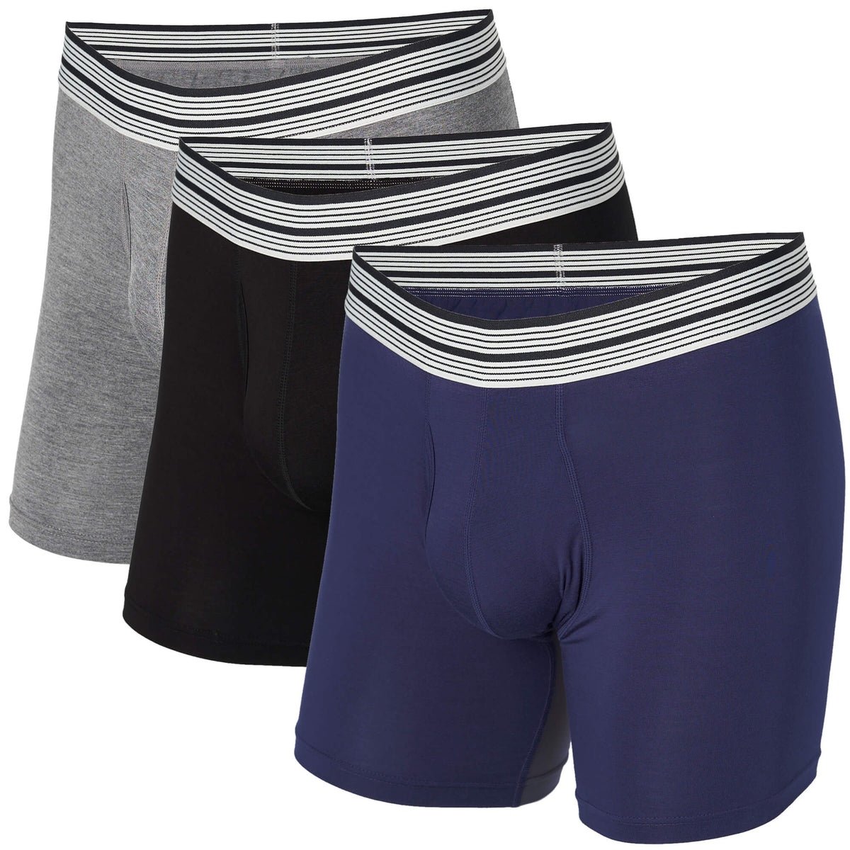 3-Pack Most Comfortable Boxer Brief Underwear - Mr. Davis Underwear