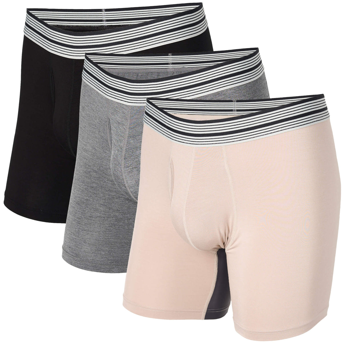 3-Pack Most Comfortable Boxer Brief Underwear - Mr. Davis Underwear