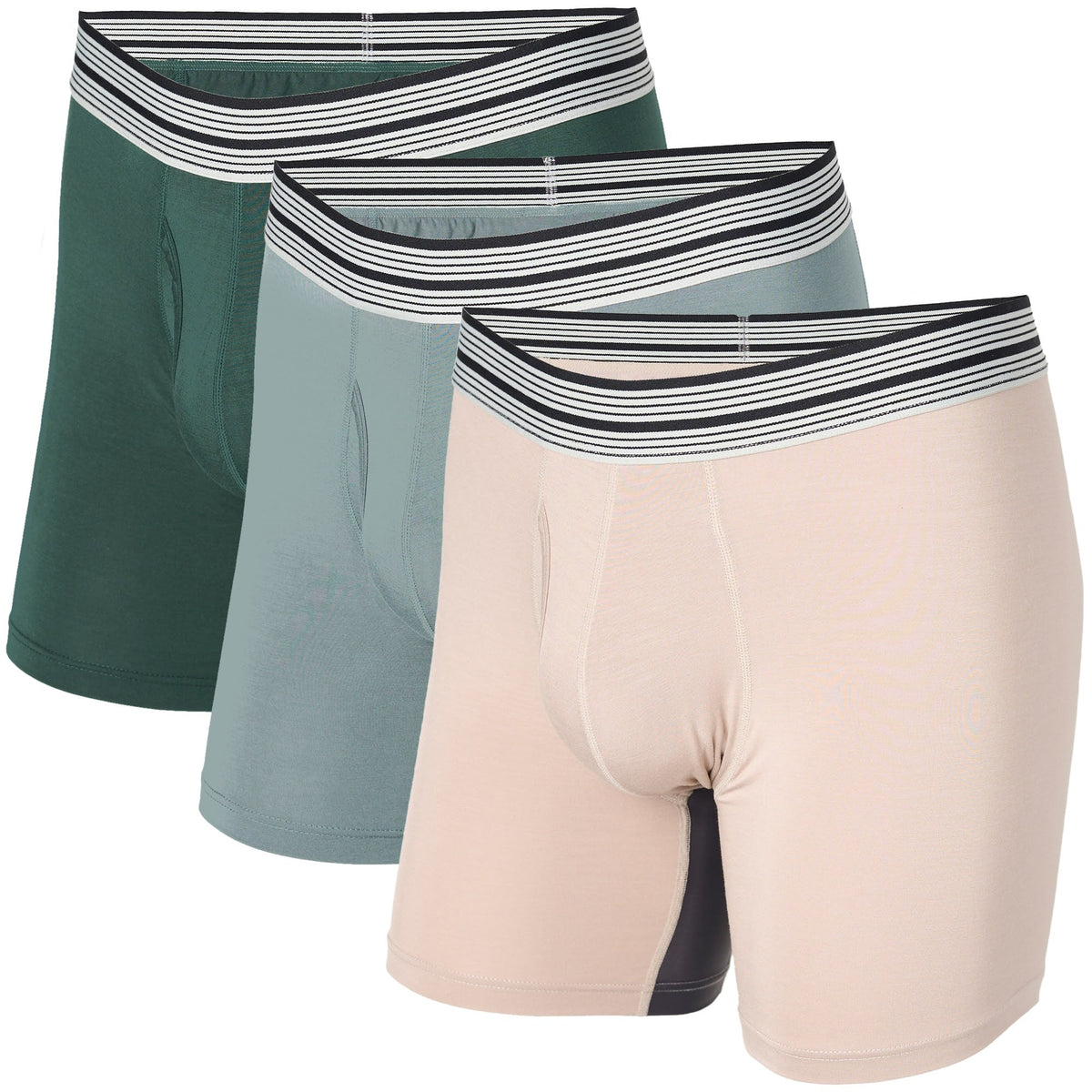 3-Pack Most Comfortable Boxer Brief Underwear - Mr. Davis Underwear