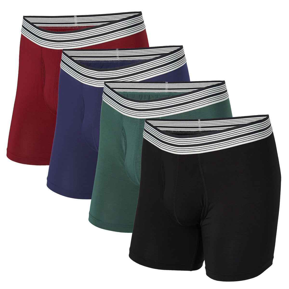 4-Pack Most Comfortable Boxer Brief Underwear - Mr. Davis Underwear