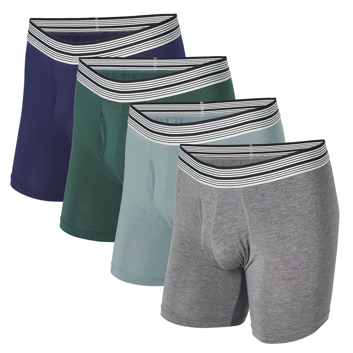 4-Pack Most Comfortable Boxer Brief Underwear - Mr. Davis Underwear