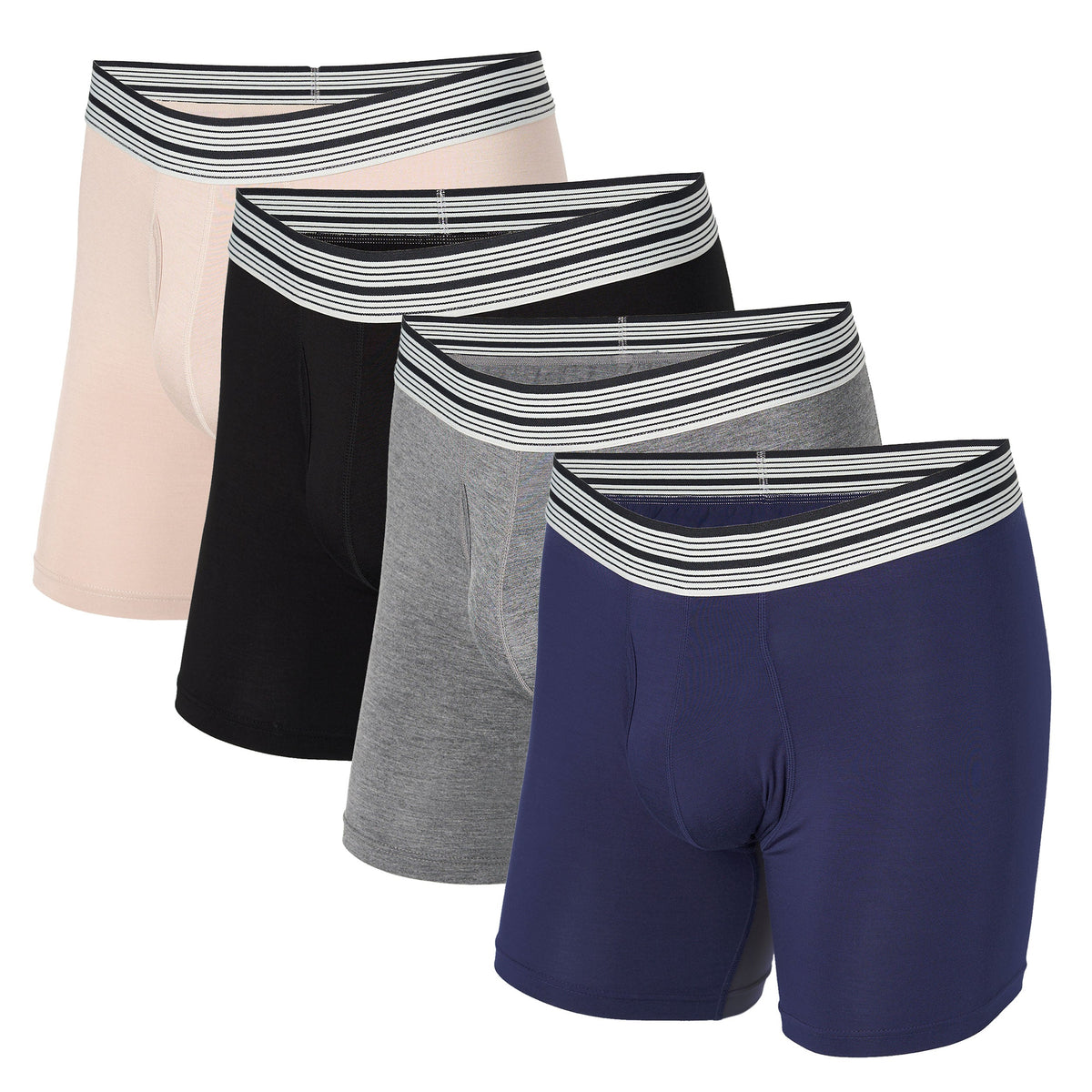 4-Pack Most Comfortable Boxer Brief Underwear - Mr. Davis Underwear