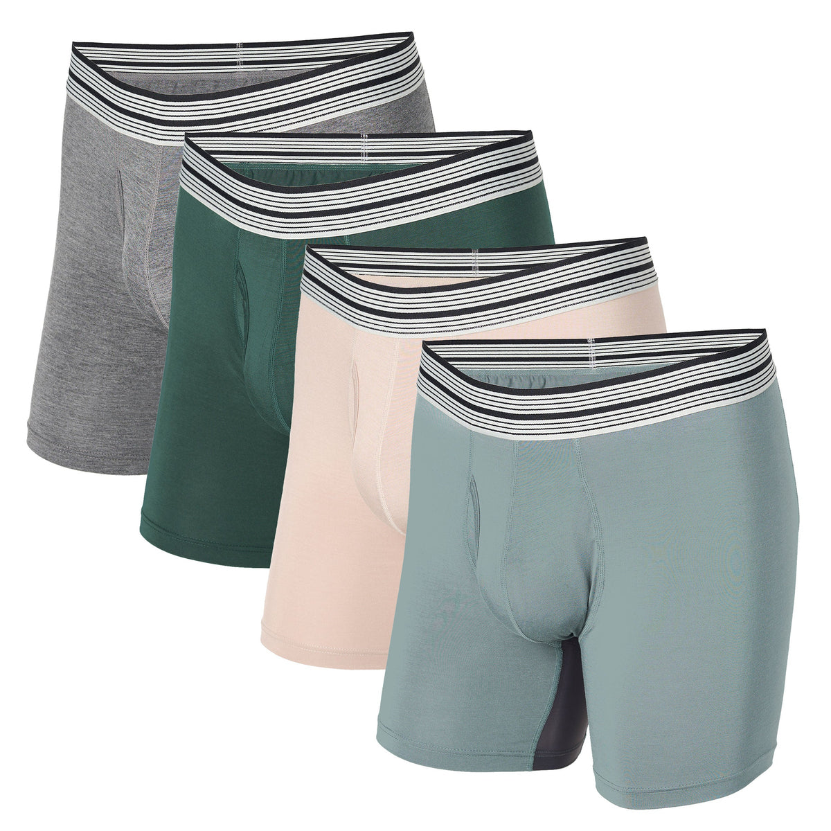 4-Pack Most Comfortable Boxer Brief Underwear - Mr. Davis Underwear