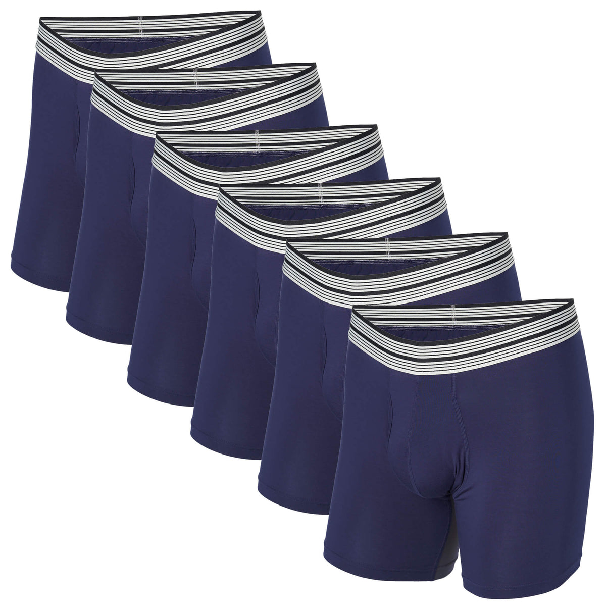 6-Pack Most Comfortable Boxer Brief Underwear - Mr. Davis Underwear