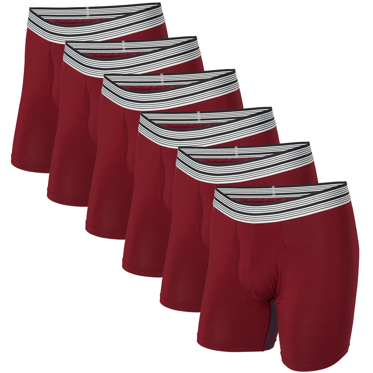 6-Pack Most Comfortable Boxer Brief Underwear - Mr. Davis Underwear