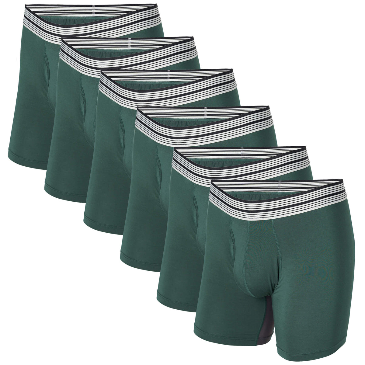 6-Pack Most Comfortable Boxer Brief Underwear - Mr. Davis Underwear