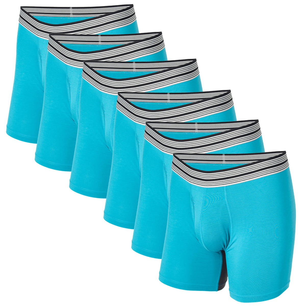 6-Pack Most Comfortable Boxer Brief Underwear - Mr. Davis Underwear