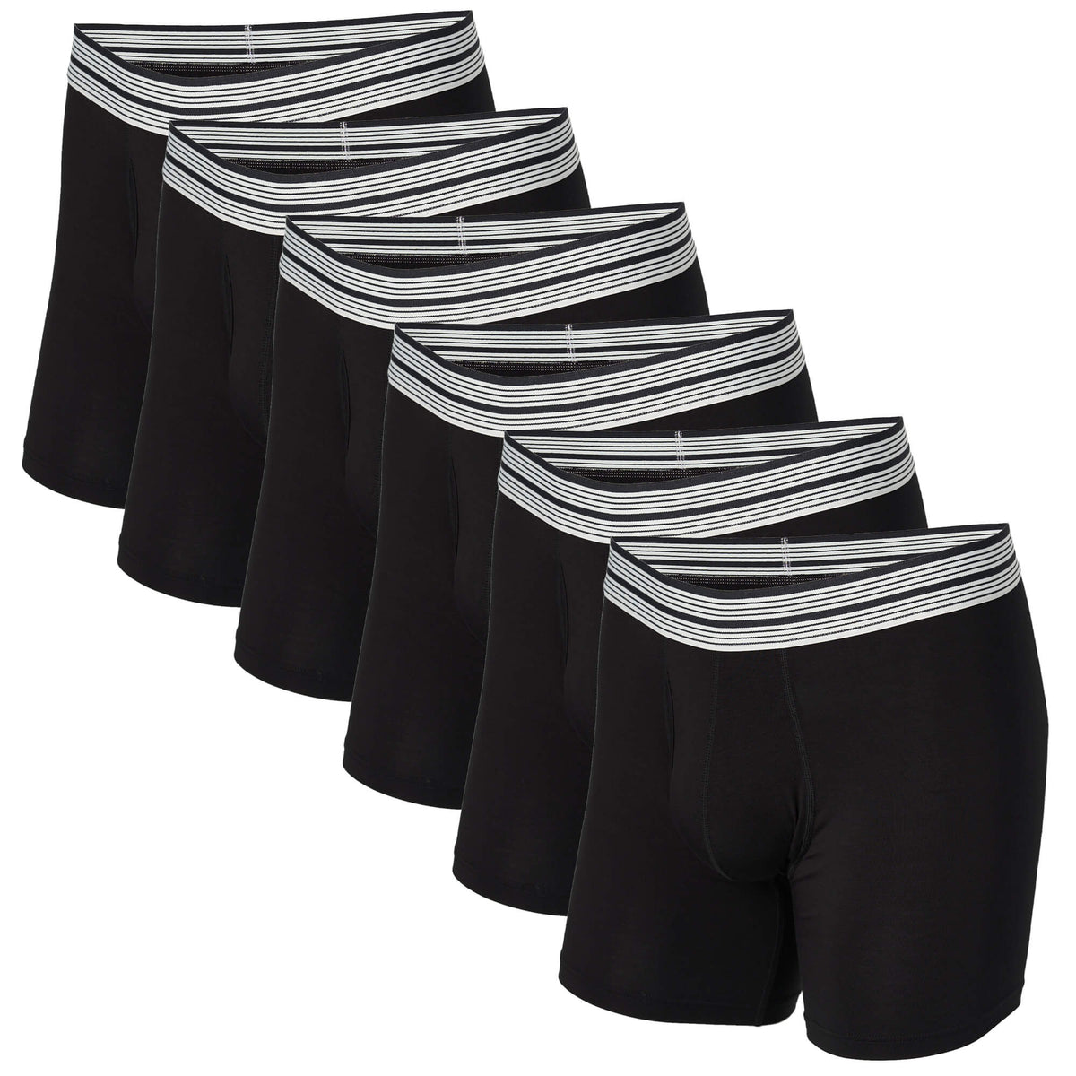 6-Pack Most Comfortable Boxer Brief Underwear - Mr. Davis Underwear