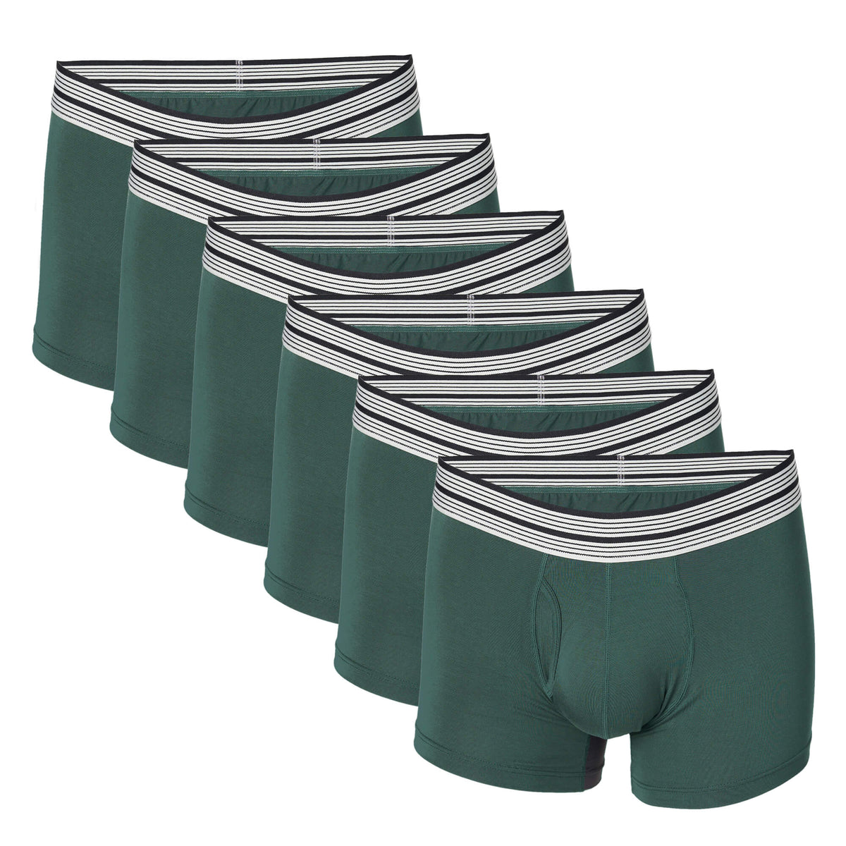 6-Pack Trunks Cut Bamboo Viscose Boxer Brief - Mr. Davis Underwear