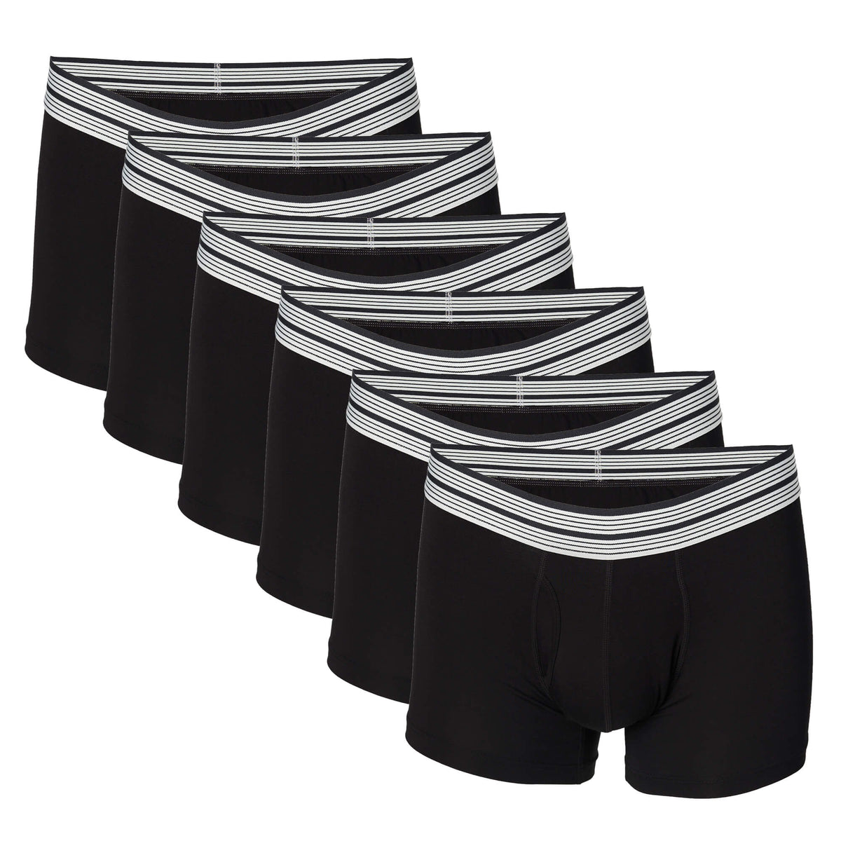 6-Pack Trunks Cut Bamboo Viscose Boxer Brief - Mr. Davis Underwear