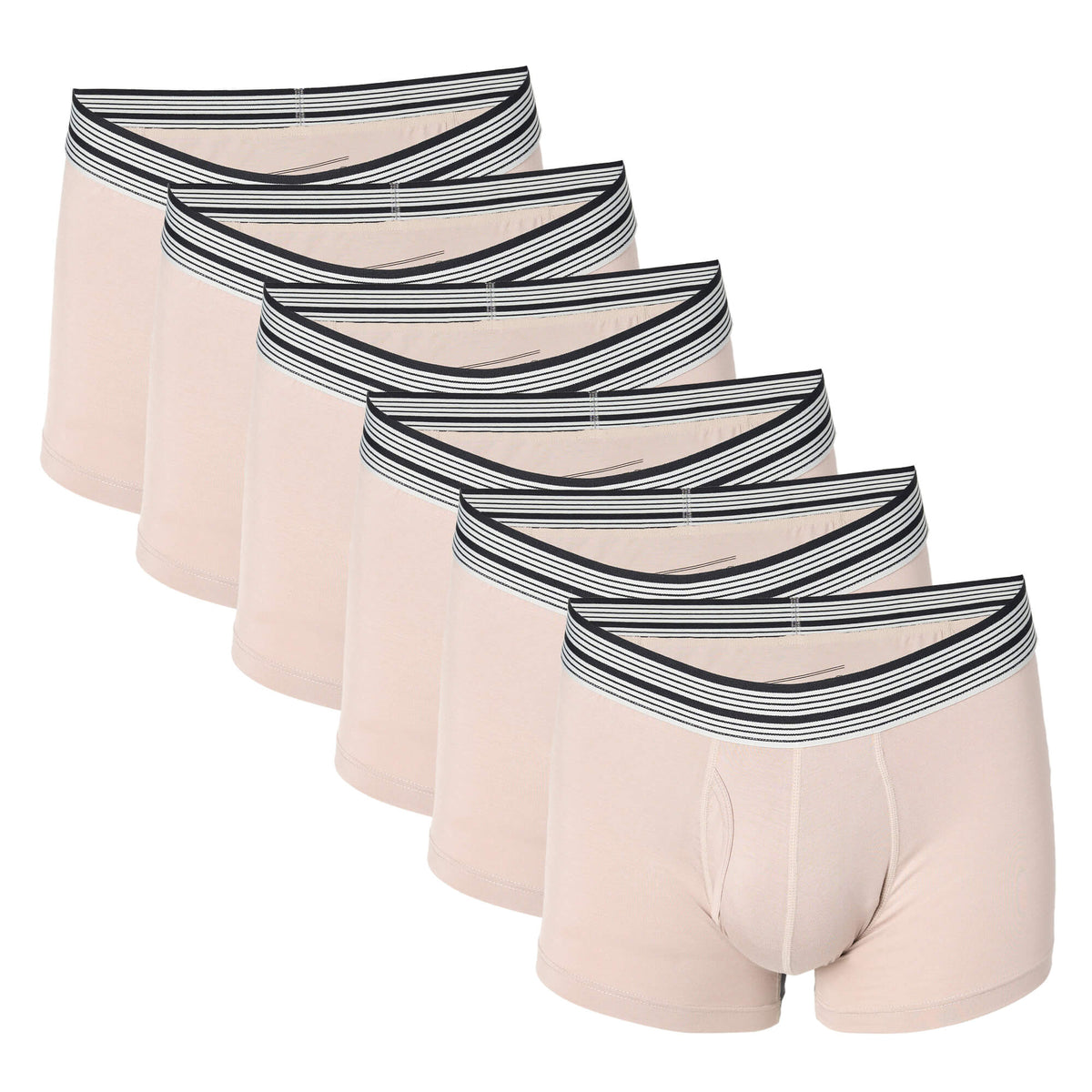 6-Pack Trunks Cut Bamboo Viscose Boxer Brief - Mr. Davis Underwear